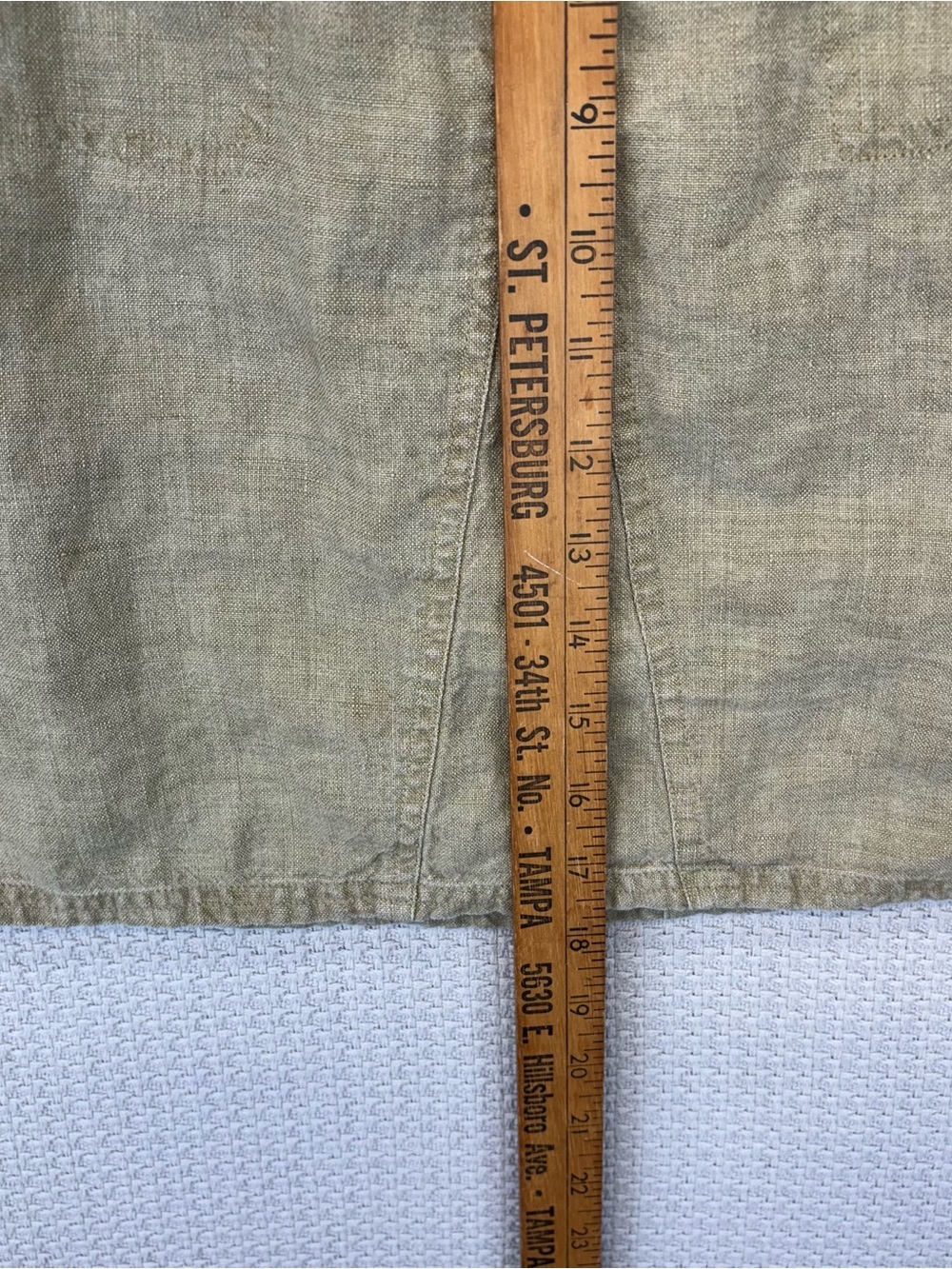 J. Jill 100% Linen Skirt Women’s Plus 18 Beige Khaki Casual Summer Minimalist - Picture 7 of 8